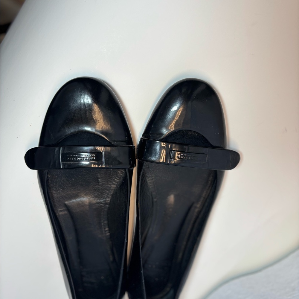 Burberry black flat woman shoes 7,5 - Picture 3 of 8